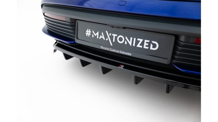 Splitter Porsche Taycan Turbo S Mk1 Rear Central with Diffuser