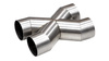 Exhaust Stamped X-Pipes 3" 76mm