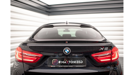 Spoiler Cap BMW X6 F16 F86 M-Pack 3D v.2 Gloss Black