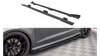 Diffuser Audi A3 8V Facelift S-Line Side Skirts Street Pro Black + Gloss Flaps