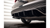 Splitter Audi A3 8Y S-Line Rear Central with Diffuser Gloss Black