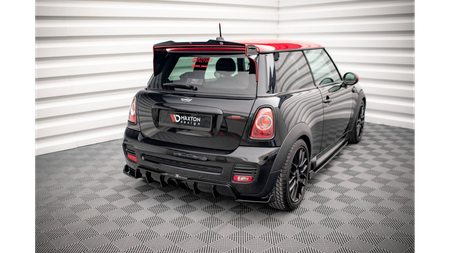 Splitter Mini Cooper John Cooper Works R56 Rear Side v.3 Gloss Black