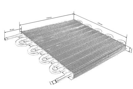 TurboWorks Power steering, transmision cooler 10-rows
