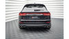 Splitter Audi SQ8 4M Rear Central with Diffuser Gloss Black