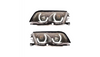 Lights BMW 3 E46 Front Black