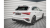 Dokładka Audi A3 8Y S-Line Zderzak Tył + atrapa wydechu Chrome