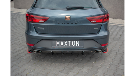Dokładka Seat Leon Cupra III Facelift Sportstourer Tył v.1 Gloss Black
