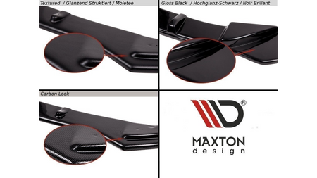 Splitter Opel Astra J GTC Front Gloss Black