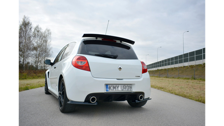 Splitter Renault Clio III RS Facelift Tył Boczne Gloss Black