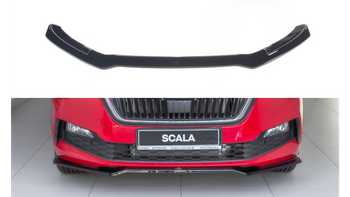 Front Splitter V.2 Skoda Scala Gloss Black