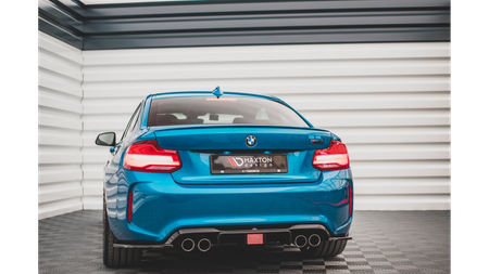 Dokładka BMW 2 F87 M-Pack Zderzak Tył Gloss Black