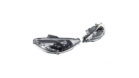 Lights PEUGEOT 206 CC SW Front Projector Black