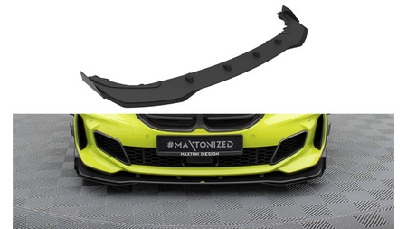 Street Pro Front Splitter + Flaps BMW 1 F40 M-Pack / M135i Black + Gloss Flaps