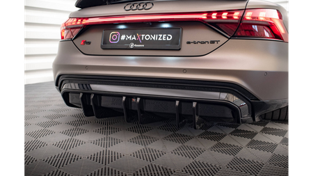 Diffuser Audi e-Tron GT Rear Valance Gloss Black