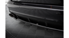 Splitter Audi RS6 C6 Rear Central with Diffuser Gloss Black