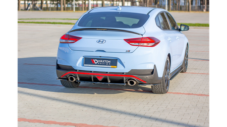 Splitter Hyundai I30 III N Fastback Tył Boczne Gloss Black