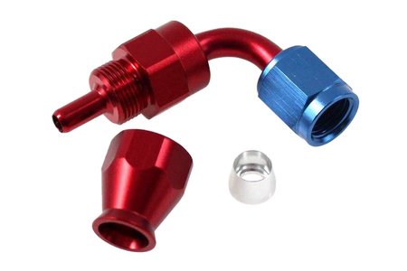 Końcówka 90° AN4 PTFE