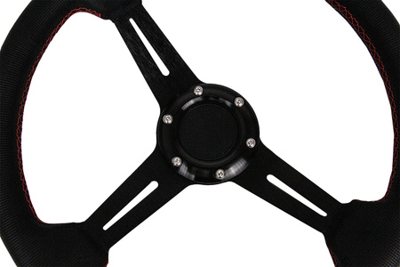 Steering wheel Pro 350mm offset:40mm Leather Black
