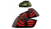 Lights BMW 3 E91 LED BAR Red Smoke Tył