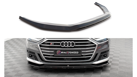 Splitter Audi A8 D5 S-Line przód v.1 Gloss Black