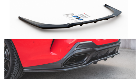 Splitter BMW 8 G15 Rear Central with Diffuser Gloss Black