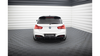 Diffuser BMW 1 F20 Facelift M-Pack Rear Valance Double Exhaust Version one side Gloss Black