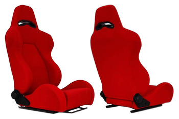 Racing seat DRAGO Velvet Red