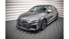 Splitter Audi A3 8Y S-Line Przód Pro v.1 + flaps Black-Red