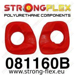 Engine mount inserts front