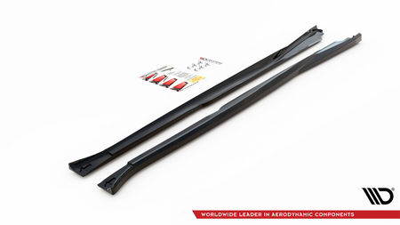 Diffuser Nissan 370Z Side Skirts v.2 Gloss Black