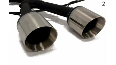 SPORTS EXHAUST TIPS VOLKSWAGEN GOLF 5, GOLF 6 AND SCIROCCO