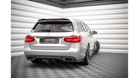 Przedłużenie Spoilera Mercedes-Benz C S205 Gloss Black