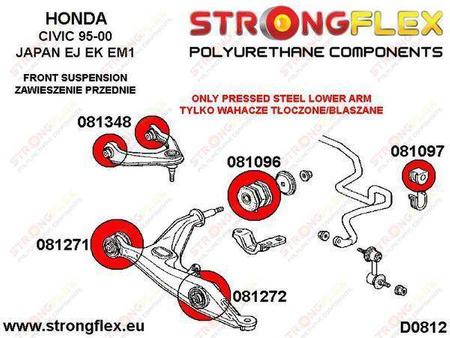 Front anti roll bar bush SPORT