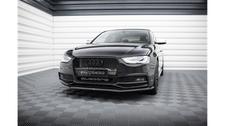 Splitter Audi S4 B8 Facelift Front v.1 Gloss Black