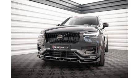 Splitter Volvo XC90 R-Design II Facelift przód v.2 Gloss Black