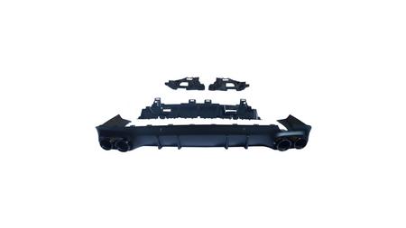 Diffuser Mercedes-Benz CLS C257 Rear with Pipes black