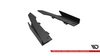 Splitter Audi RS6 C6 Rear Side Street Pro Black + Gloss Flaps