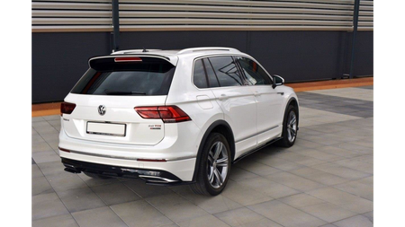 Splitter Volkswagen Tiguan II R-Line Tył Boczne Gloss Black