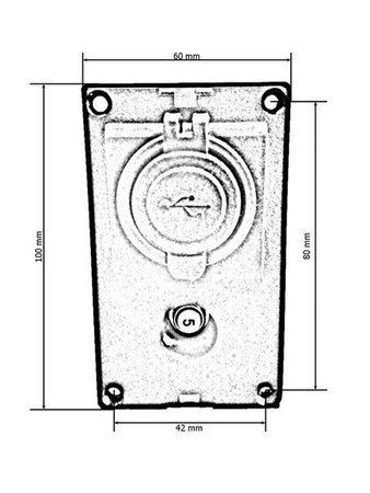 Panel 2xUSB (1x1A 1x2.1A), 1BA 5A