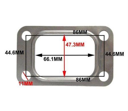 TurboWorks Stainless Steel Turbo Flanges Gasket T03