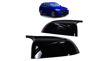 Mirror Cover Set BMW X3 G01 X4 G02 X5 G05 X6 G06 X7 G07 Gloss Black