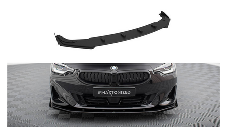 Splitter BMW 2 G42 Przód Pro + flaps Black