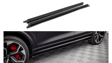 Diffuser Audi RSQ8 4M Side Skirts Gloss Black