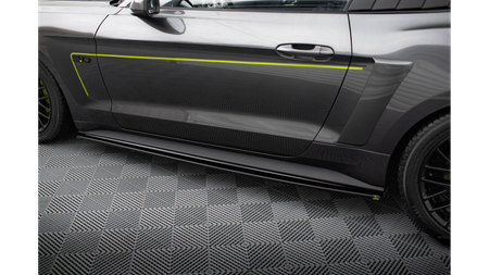 Diffuser Ford Mustang VI GT Side Skirts Gloss Black