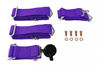 Racing seat belts 4p 2" Purple - Quick