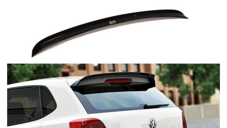 Spoiler Volkswagen Polo V Facelift GTI Rear Gloss Black