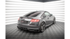Splitter Audi TT 8S S-Line Tył Boczne Street Pro Black + Gloss Flaps