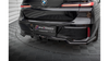 Splitter BMW 7 G70 M-Pack Rear Central with Diffuser Gloss Black
