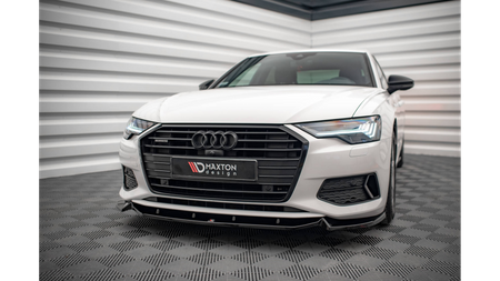 Splitter Audi A6 C8 Front v.2 Gloss Black