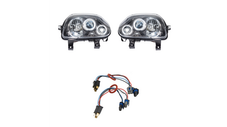 Lights RENAULT CLIO II Front Black